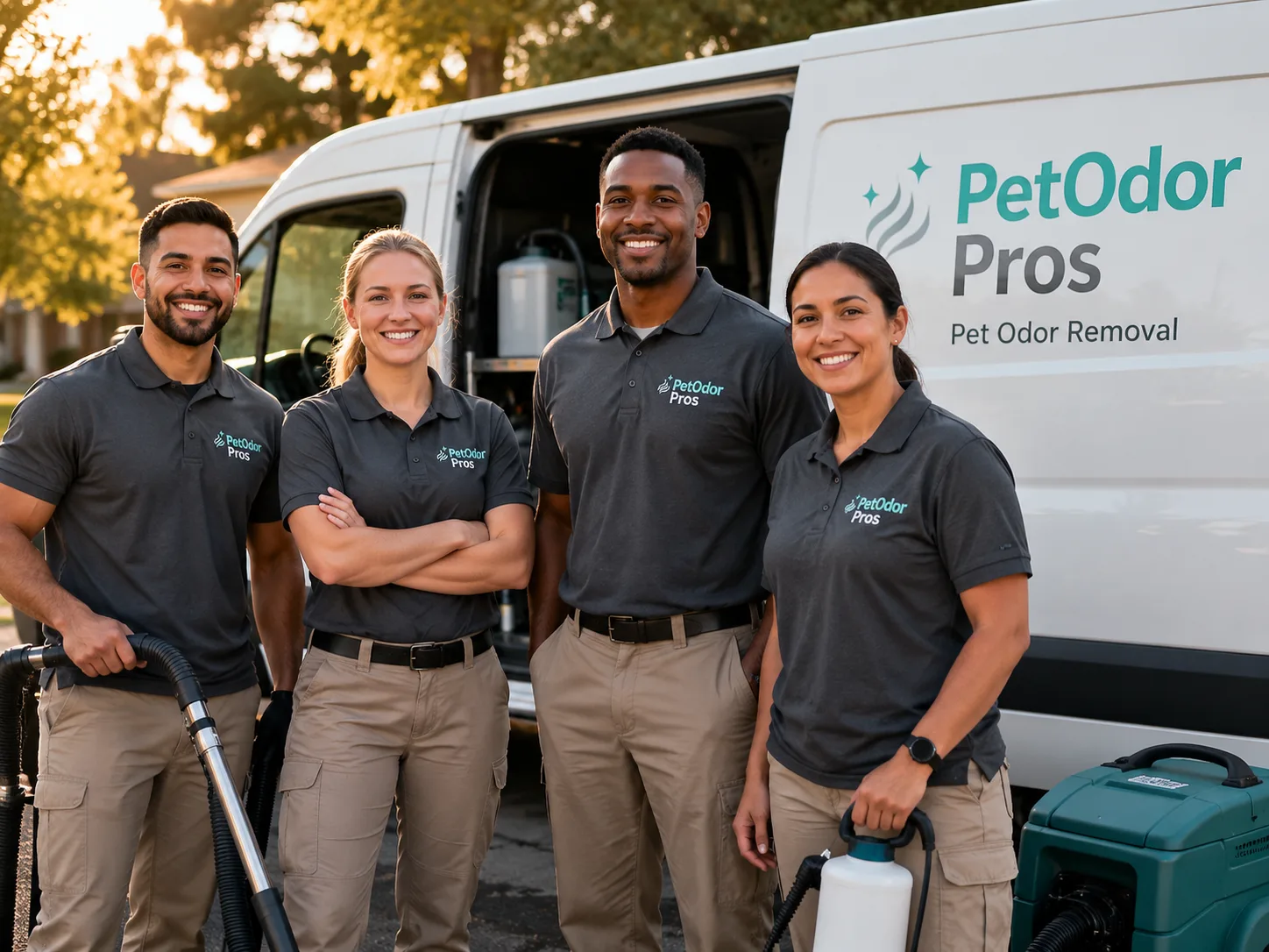 Pet Odor Removal team serving Belmont, CA